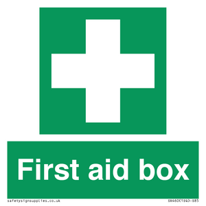 first aid box